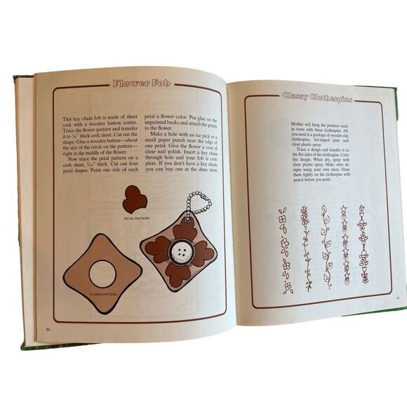 Vintage Book Cork Wood Crafts By Arden J Newsome Crafting With Wood And Cork - Picture 4 of 8